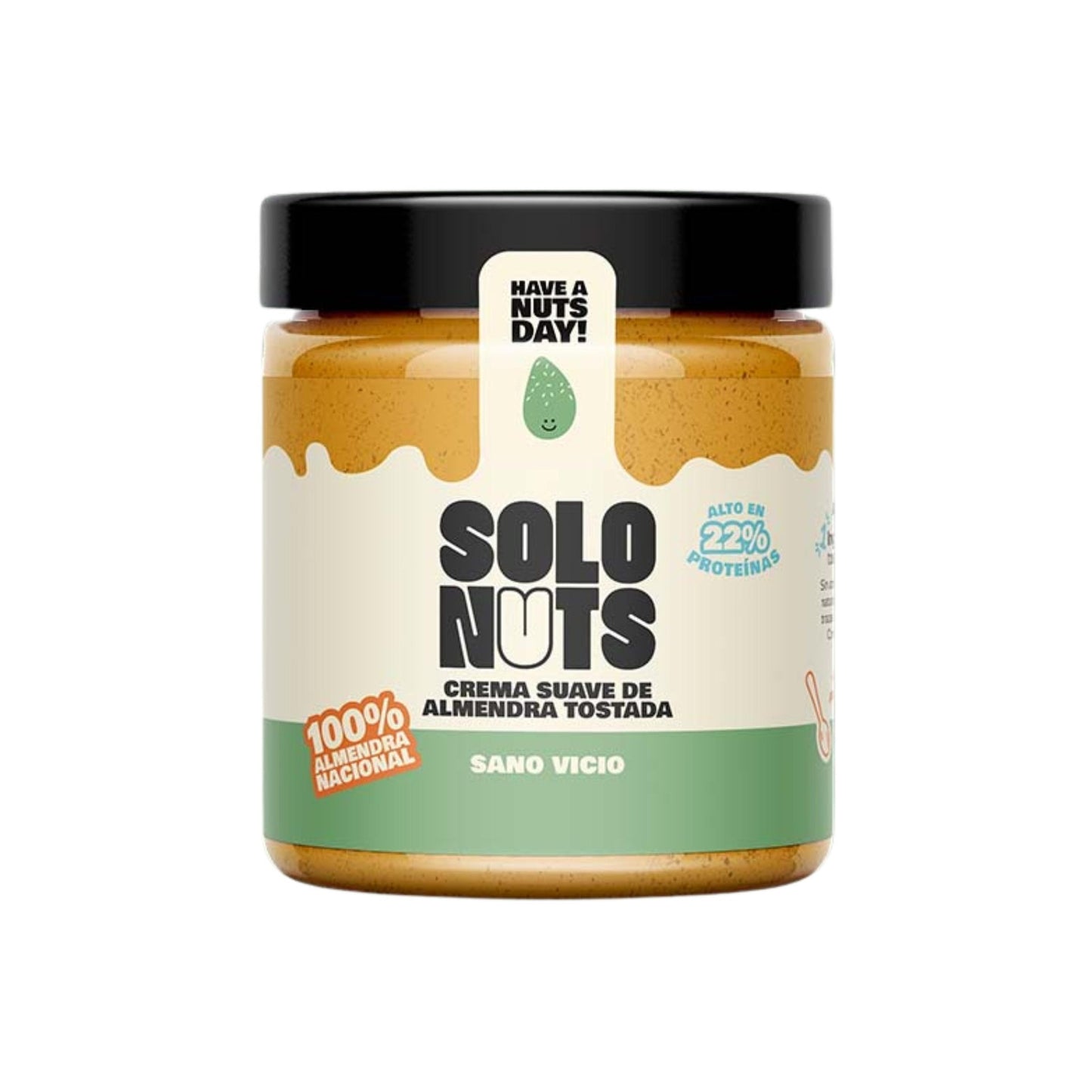 100% Solonuts Creme Suave de Amêndoa Nacional - 200g