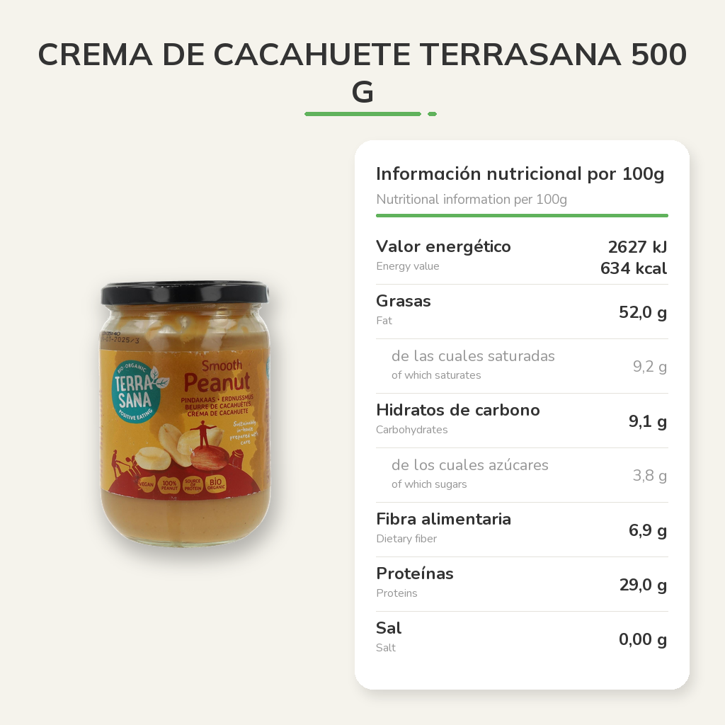 Información nutricional