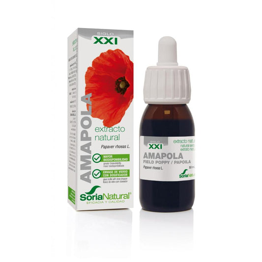 Extrato de Papoila Século XXI Soria Natural 50 ml