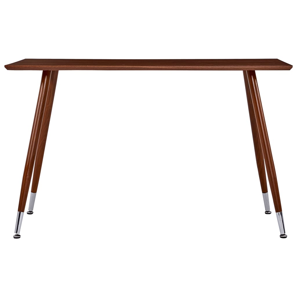Mesa De Comedor Mdf Marrón 120x60x74 Cm_0
