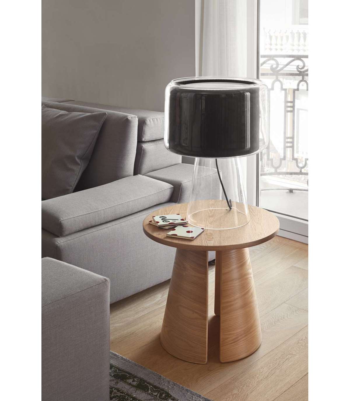 Mesa Auxiliar De Rincón Modelo Cep Acabado Natural, 50cm(ancho) 50.1cm(alto) 50cm (largo)_1