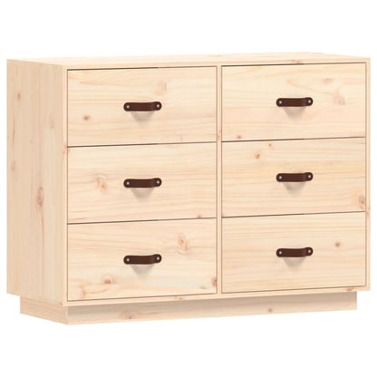 Aparador Madera Maciza De Pino 100x40x75 Cm / Vetonek_5