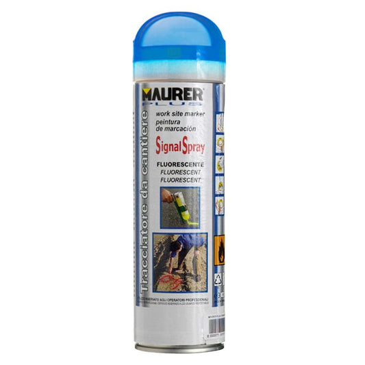 Spray Pintura Trazador Azul Fluorescente 500 Ml._0