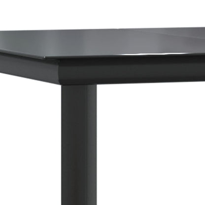 Set Comedor Jardín 7 Pzas Y Cojines Ratán Sintético Gris Claro / Vetonek_5