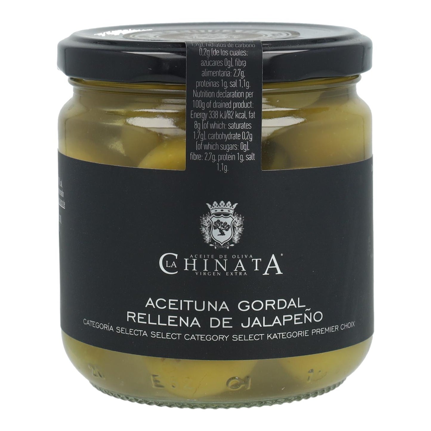Gordal Azeitonas Jalapeño La Chinata 340 gr