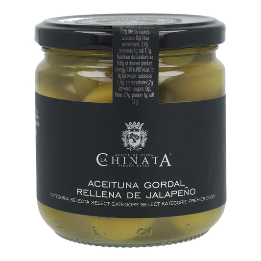 Gordal Azeitonas Jalapeño La Chinata 340 gr