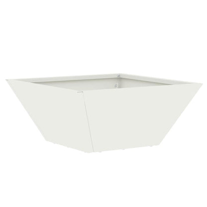 Macetero De Jardín 5 Uds. Blanco 35 X 35 X 15 Cm_4