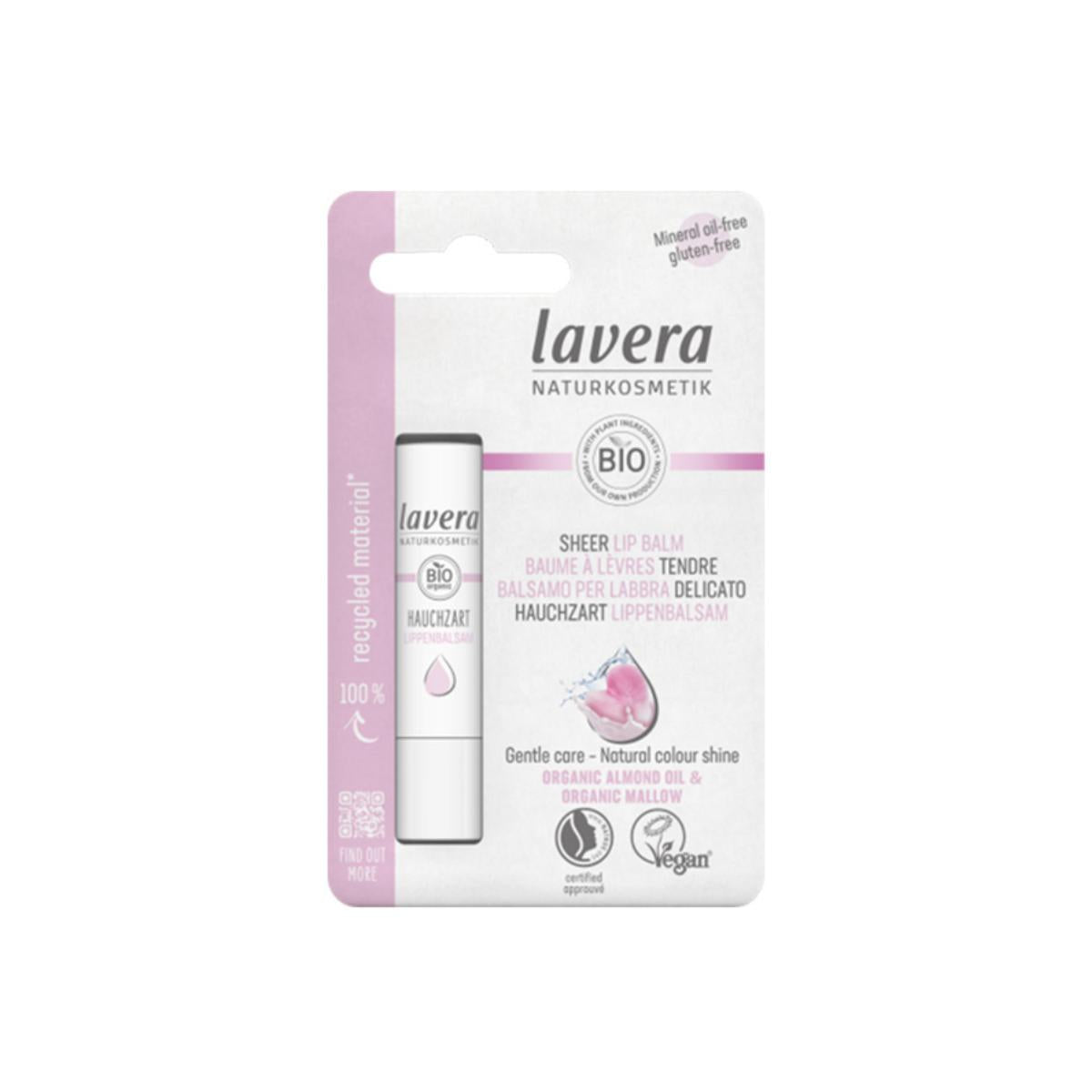 Bálsamo labial rosa, Lavera 4,5 g
