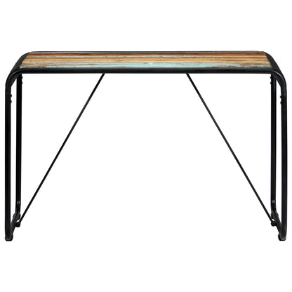 Mesa De Comedor De Madera Maciza Reciclada 118x60x76 Cm_0