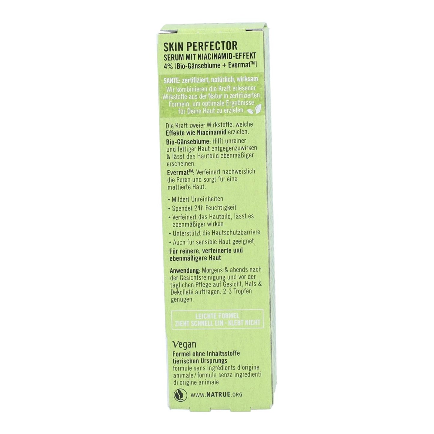 Niacinamida Sérum Matificante Aperfeiçoador, Sante 30 ml