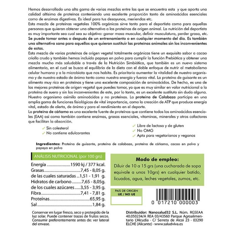 Salud Viva Activity Mistura de Proteínas de Cacau 500g 