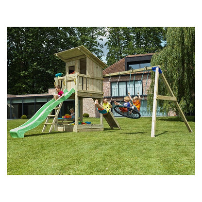 Parque Infantil Masgames Beach Hut L Con Columpio Doble._5