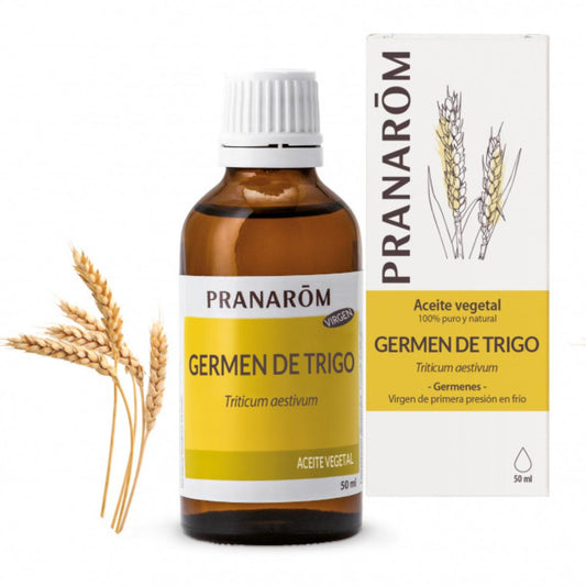Óleo vegetal de gérmen de trigo biológico, Pranarom 50 ml