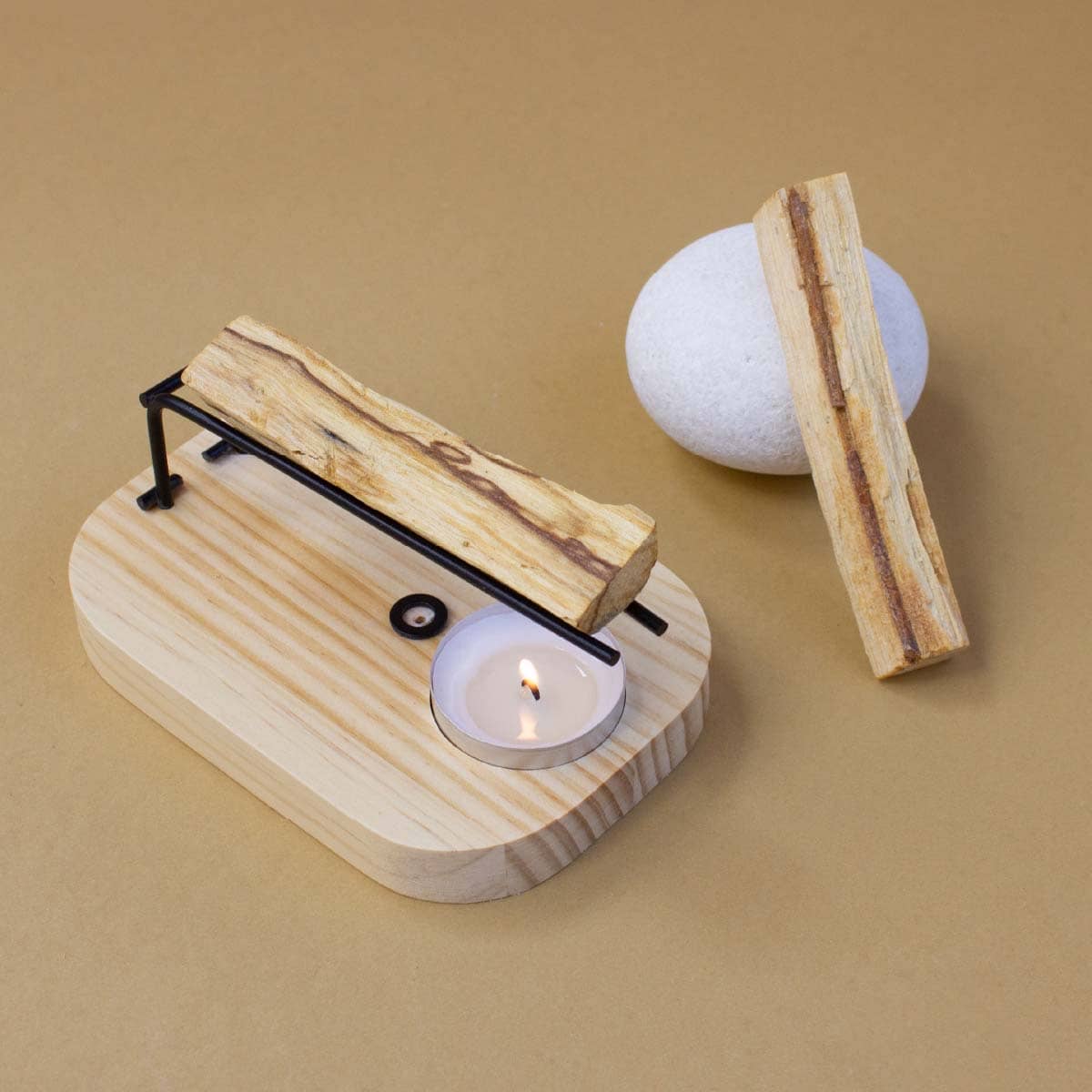 Incensario Quemador Palo Santo SYS Aromas 130x90x19 mm | Soporte Incienso | Accesorio Aromaterapia_2