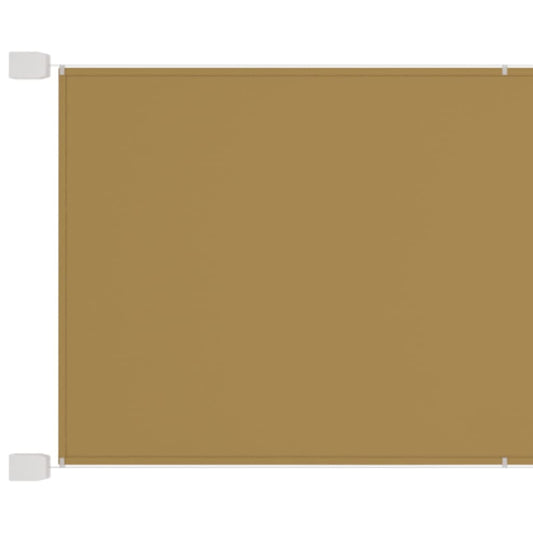Vidaxl Toldo Vertical Beige 250x360 Cm Tela Oxford_0
