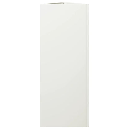 Jardinera Triangular Acero Blanco 30x26x75 Cm_4
