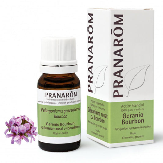 Óleo essencial de gerânio Bourbon, Pranarom 10 ml