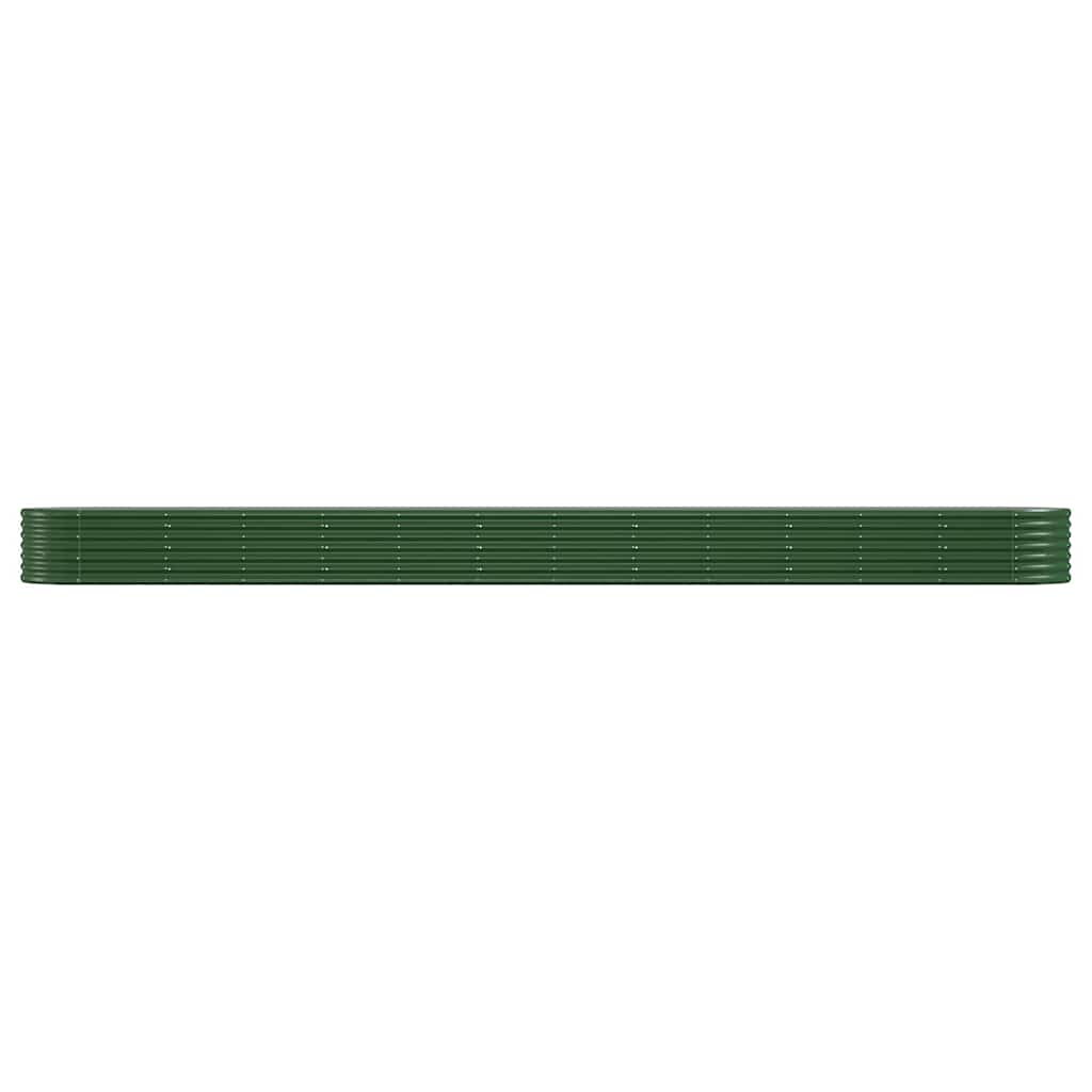 Jardinera Arriate Acero Galvanizado Verde 512x80x36 Cm_2