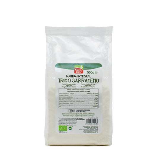 Farinha de trigo sarraceno integral La Finestra Sul Cielo 500g