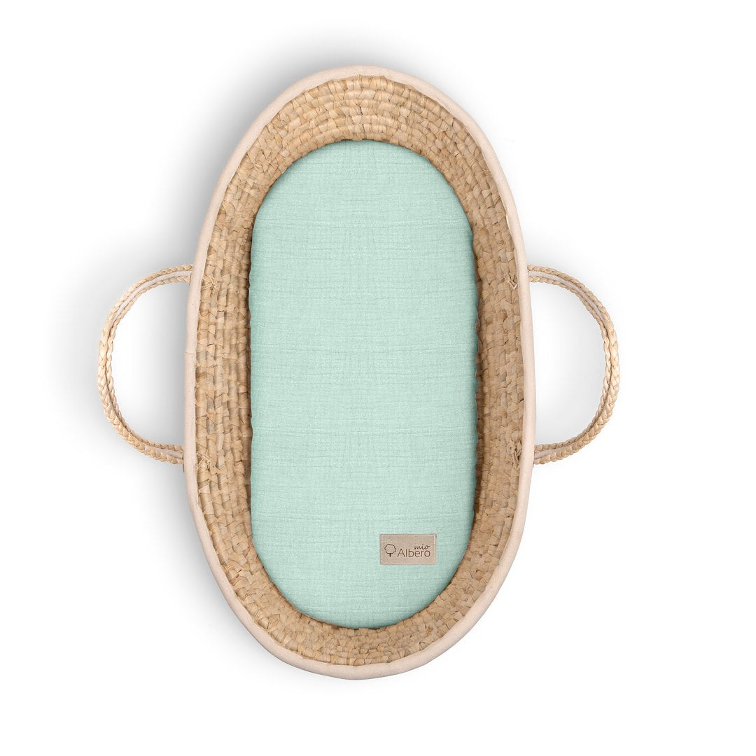 Cotton Color Pack 2 Bajeras Capazo Muselina Cotton Albero Mio | Suavidad Y Ajuste Perfecto Para Dormir Sin Arrugas_2