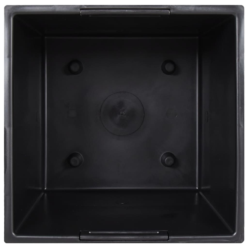 Macetero Con Interior Extraíble Pp Ratán Gris Antracita 37/64 L_4