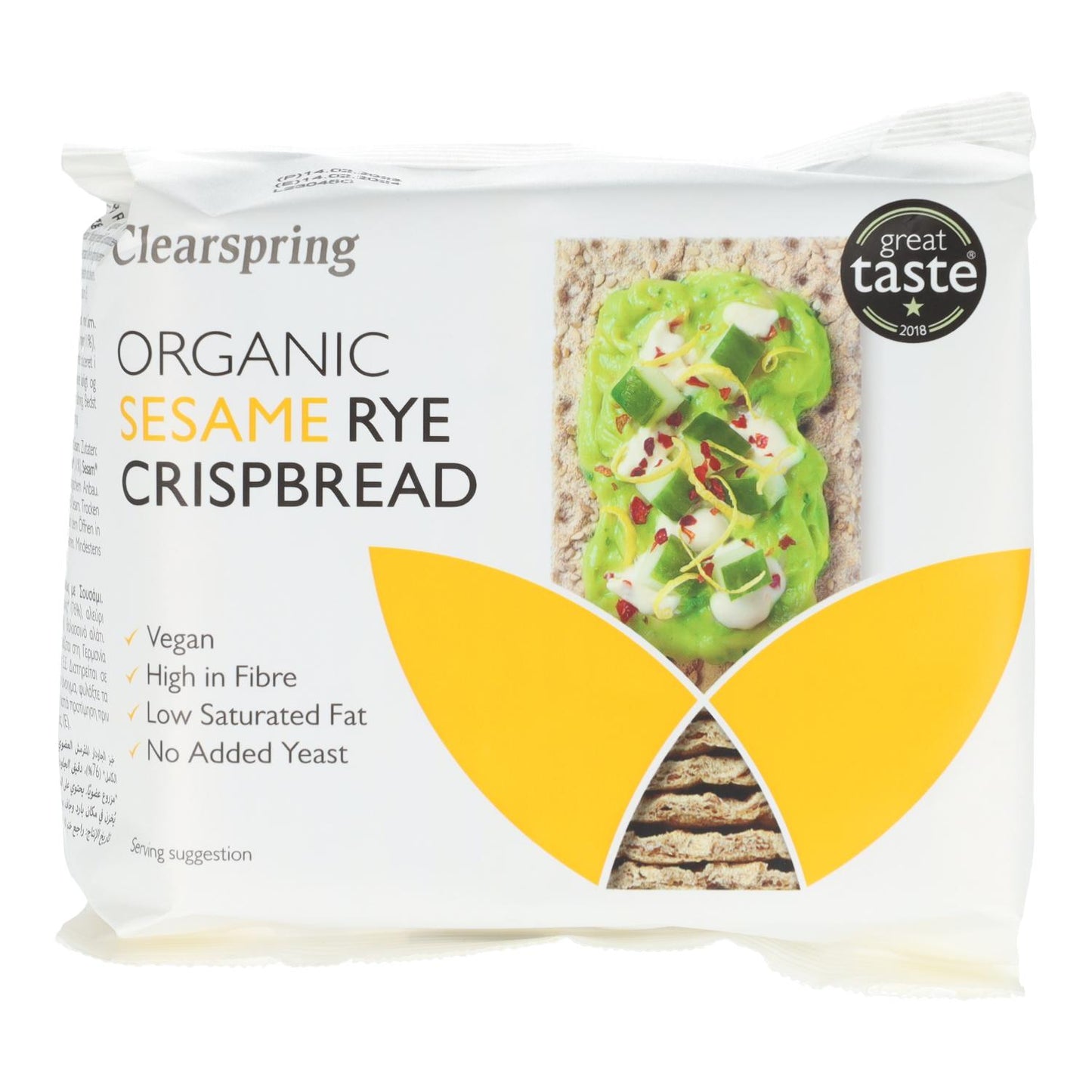 Tosta crocante de sésamo Clearspring 200g
