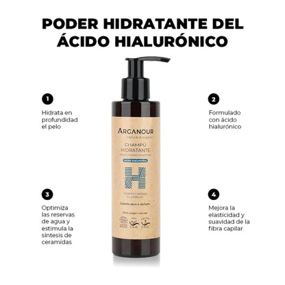 Champô Hidratante Sem Sulfato Arganour 200ml