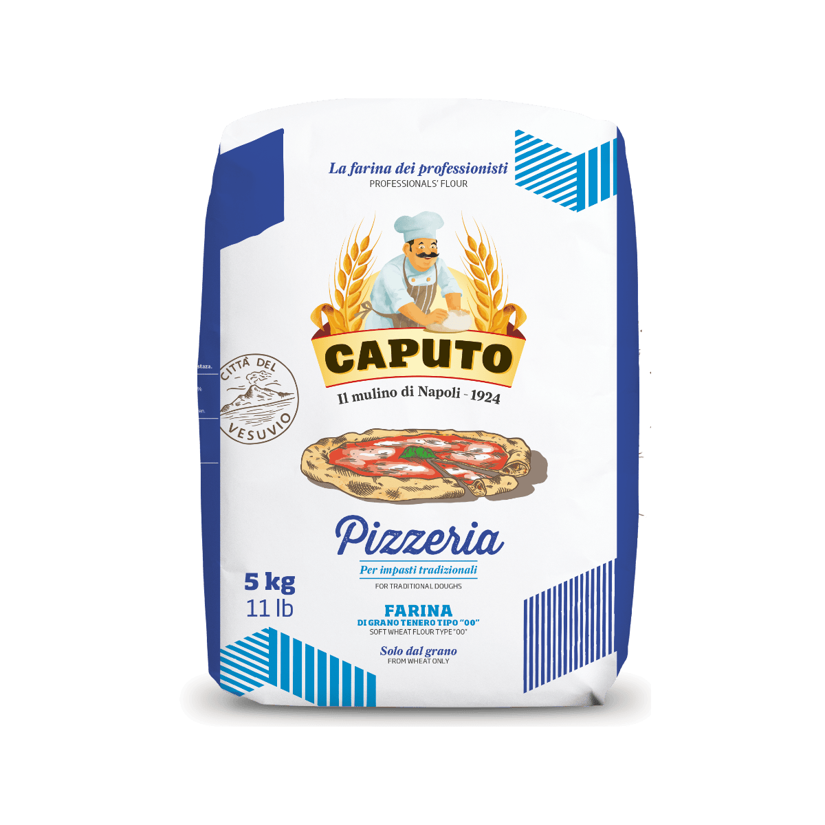 Farinha de pizza tipo 00 Caputo 5 Kg