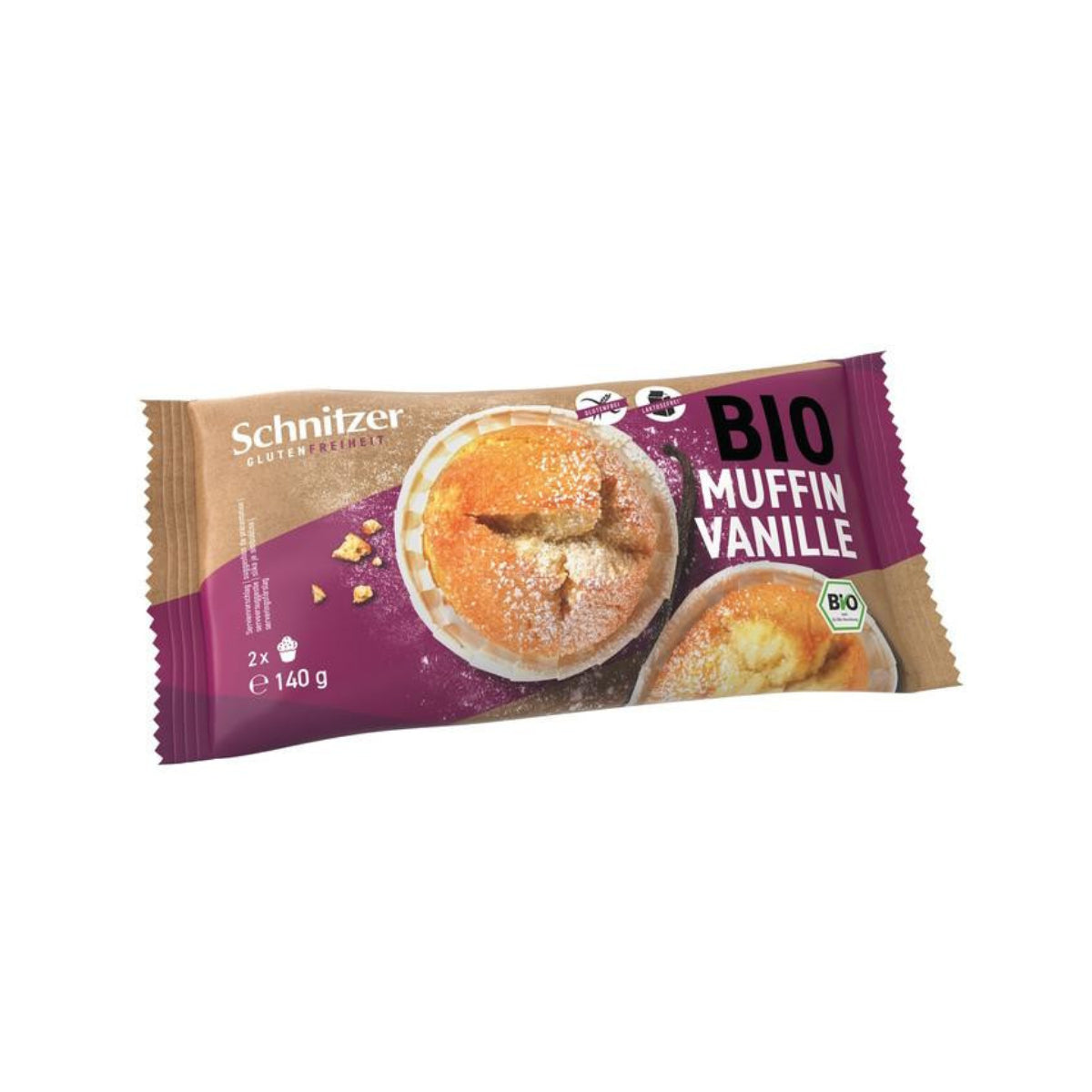 Muffins de baunilha Schnitzer sem glúten 140 g