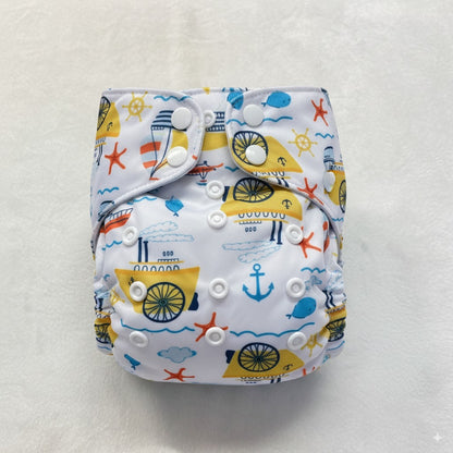 Kit Primeros Días 3 Pañales Tela Recién Nacido Bambú Carbón Adznadons Hasta 3kg 6 Insertos Forros Biodegradables 2 Bolsa_1