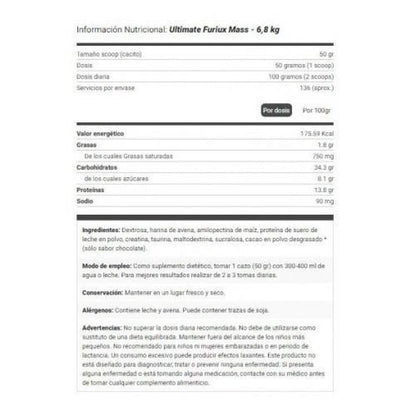 Furiux Mass 6.8 Kg Fresa_1