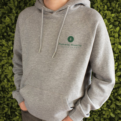 Sweatshirt ecológica solidária, Planeta Huerto, tamanho L