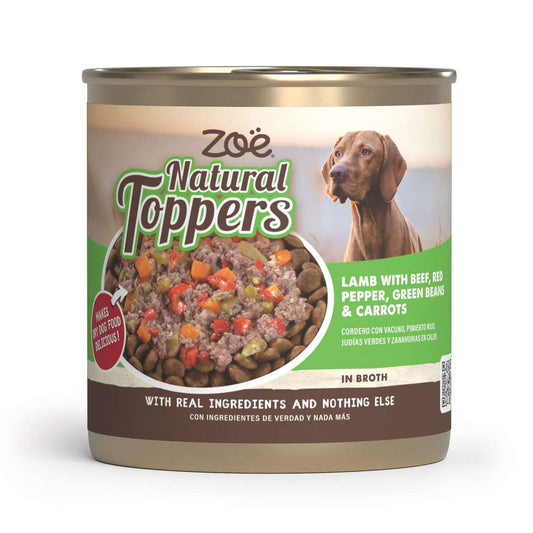 Topping para pienso de perros Natural Toppers cordero con vacuno 170 g Zoë