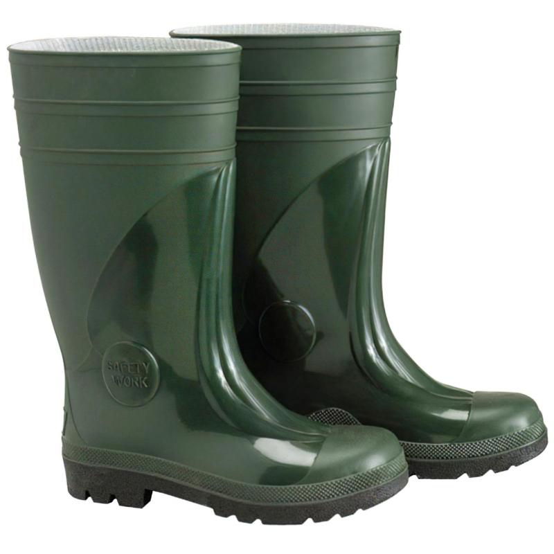 Botas Goma Altas Verdes Seguridad Nº 48 (par)_0