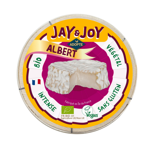 Queso Vegetal Estilo Camembert Albert Jay&joy 100g Bio_0