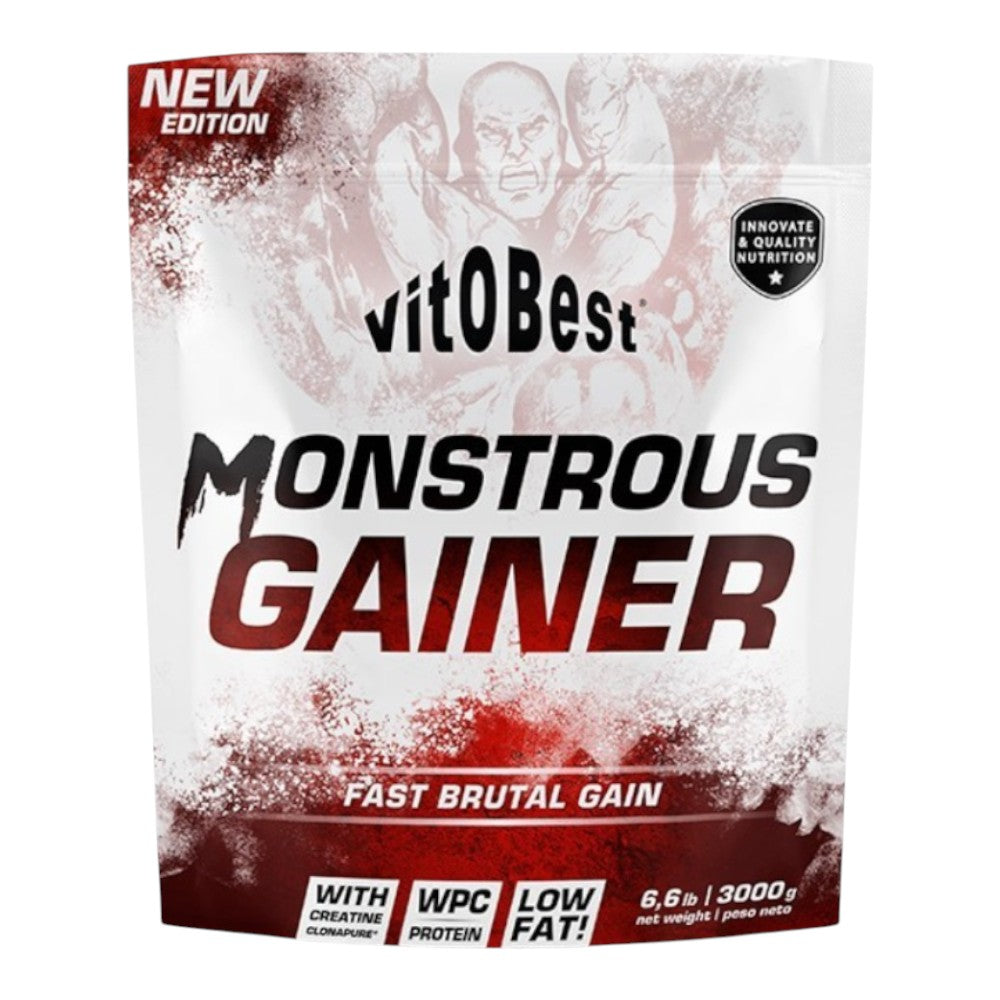 Monstrous Gainer 3 Kg Fresa_0