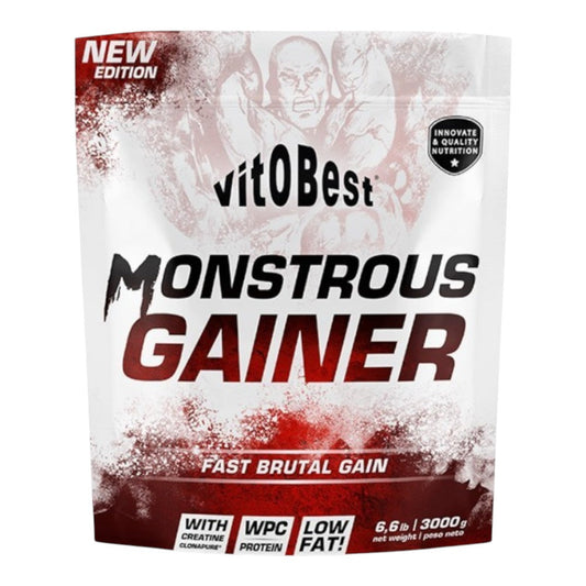 Monstrous Gainer 3 Kg Fresa_0