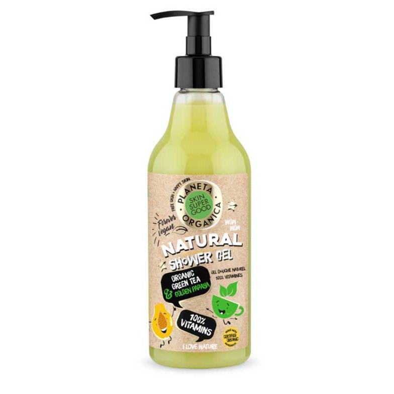 Gel de banho Skin Super Good 100% Vitaminas Orgânicas Loja 500ml