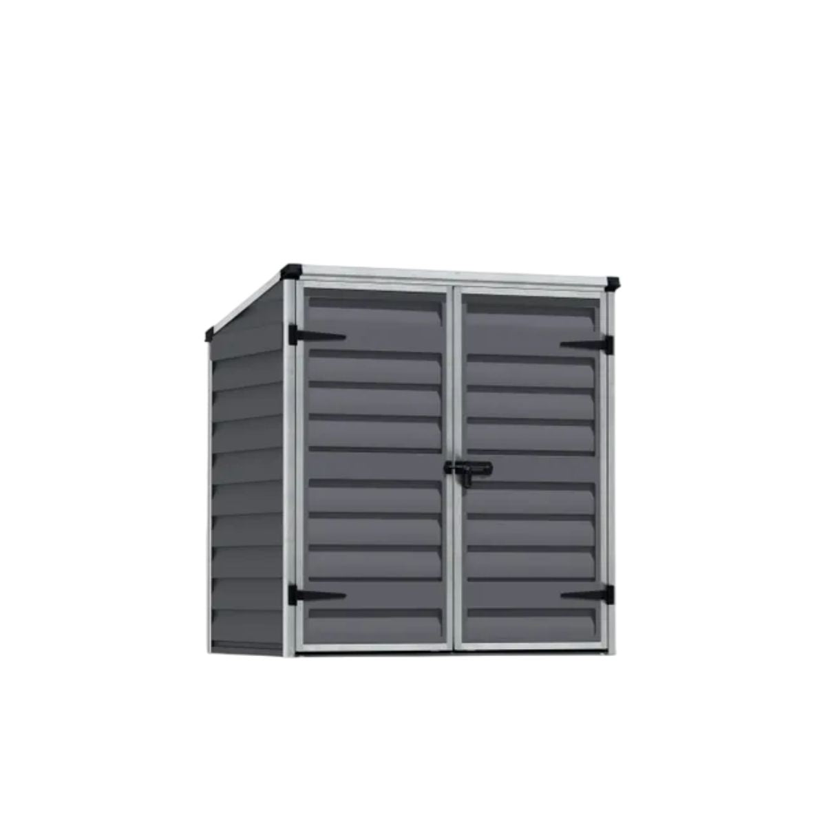 Telheiro de jardim Canopia Voyager em policarbonato 90x140 cm cinzento meia-noite