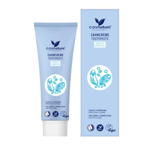 Pasta de dentes com flúor Sentiive, Cosnature, 75 ml