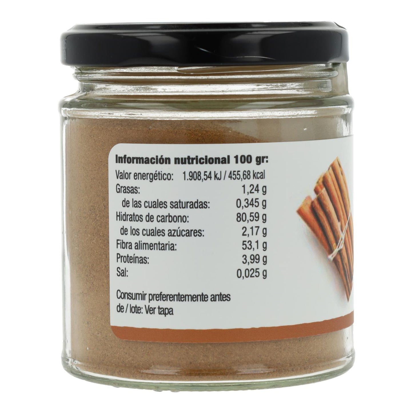 Canela do Ceilão em pó Bio Vegetalia 80 g 