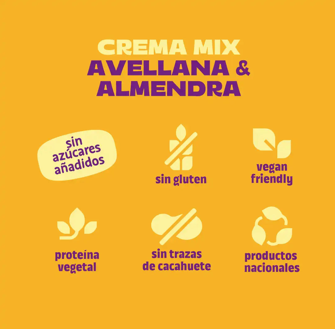 Crema de avellana y almendra nacional The Nut Club 200g_5