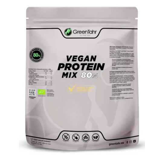 Mistura de proteína vegan ORG. ECO 80% neutra: (750g) Embalagem XXL