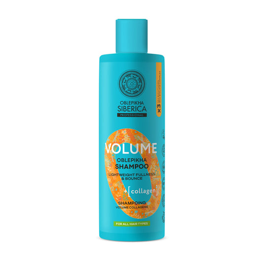 Champô volumizador de colagénio, Natura Siberica, 400 ml