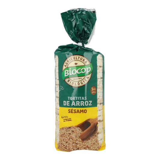 Panquecas de arroz com sementes de sésamo Biocop 200 g