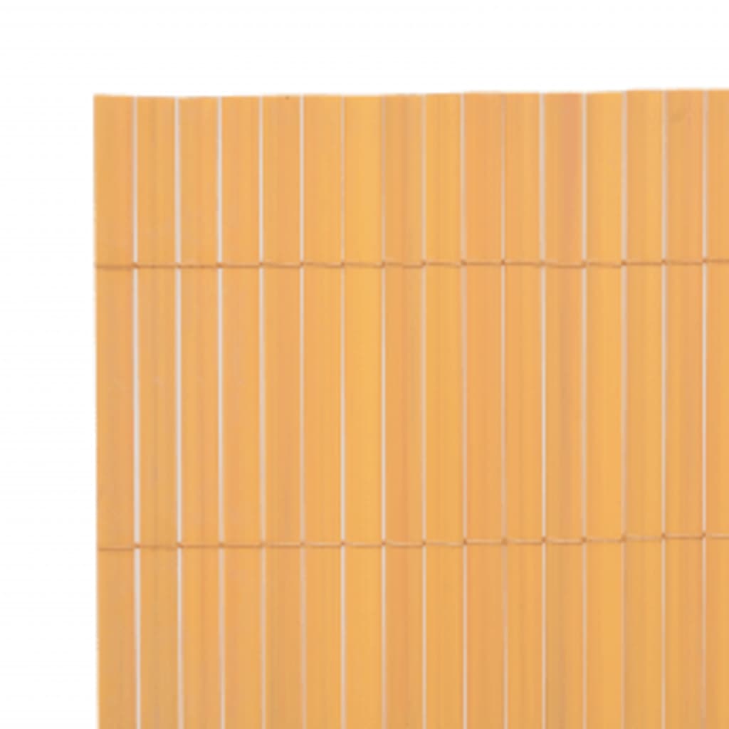 Valla De Jardín De Doble Cara Amarilla 110x300 Cm / Vetonek_1