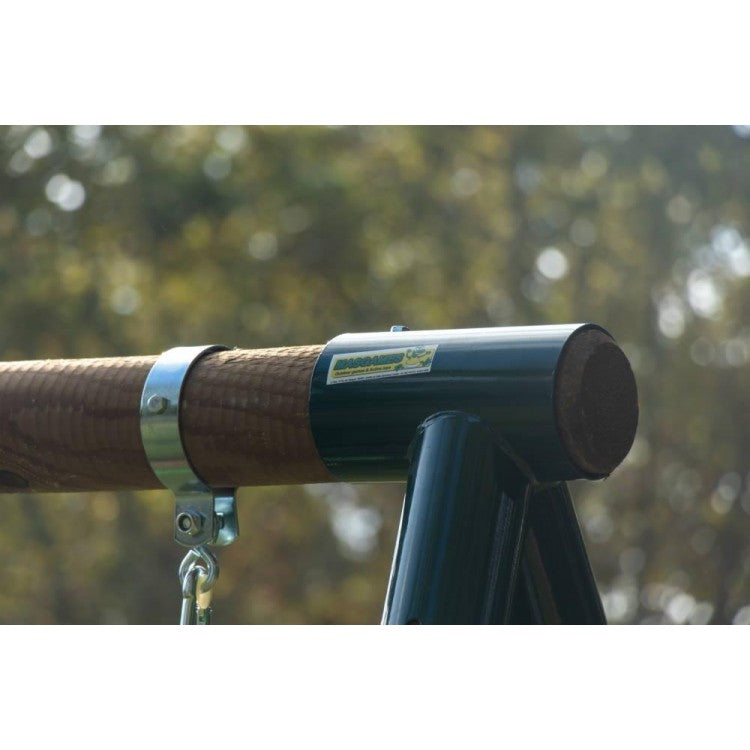 Columpio Doble De Madera Redonda Masgames Kibo Xl._5