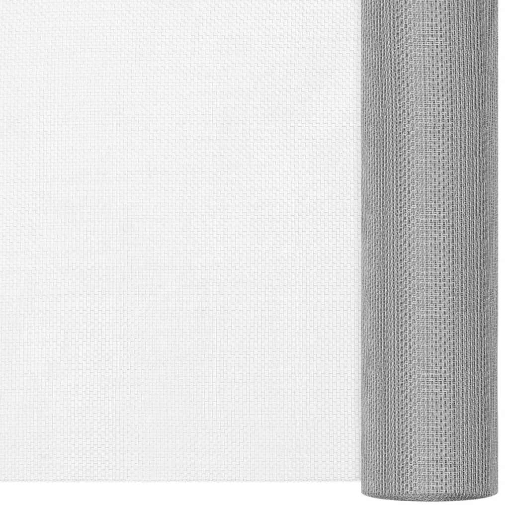 Malla Mosquitera De Acero Inoxidable Plateada 80x500 Cm / Vetonek_2