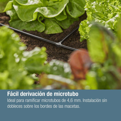 Peça em T de 4,6 mm (3/16") Gardena Microdripsystem