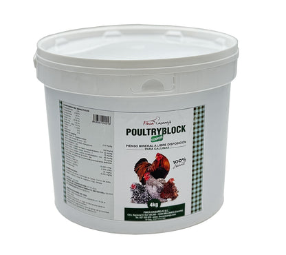 Poultry Block Coxmite - Pienso Complementario Para Aves De Corral - Finca Casarejo (4 Kg)_0
